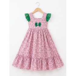 Blush Bloom Green Frill