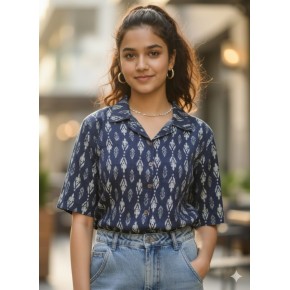 Indigo Echo Shirt