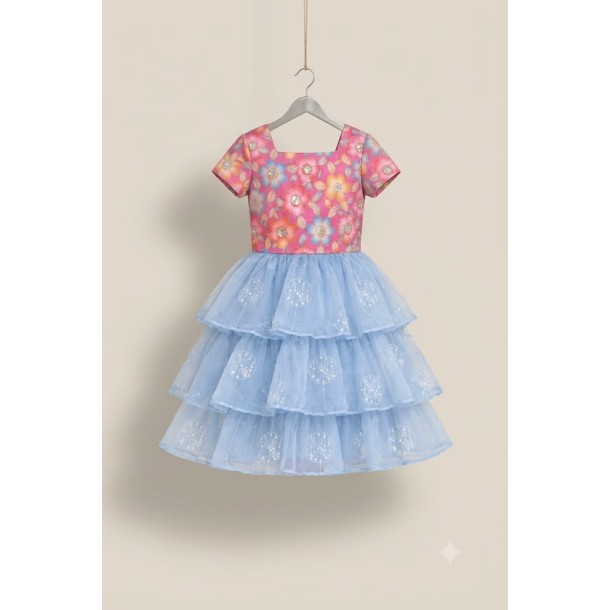 Sky Blue Tiered