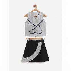 A-Line Ruffled Skirt Set